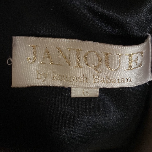 janique by kourosh babaian LUXURY FLORAL BEADED LACE GOWN EVENING DRESS 6 - Picture 2 of 9